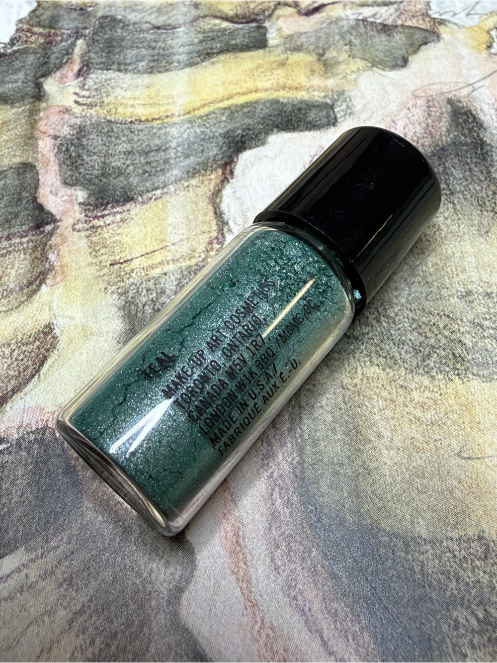 MAC COSMETICS NEW TEAL BLUE Pigment Loose Powder 2.5G VIAL NEW Eye Shadow LE